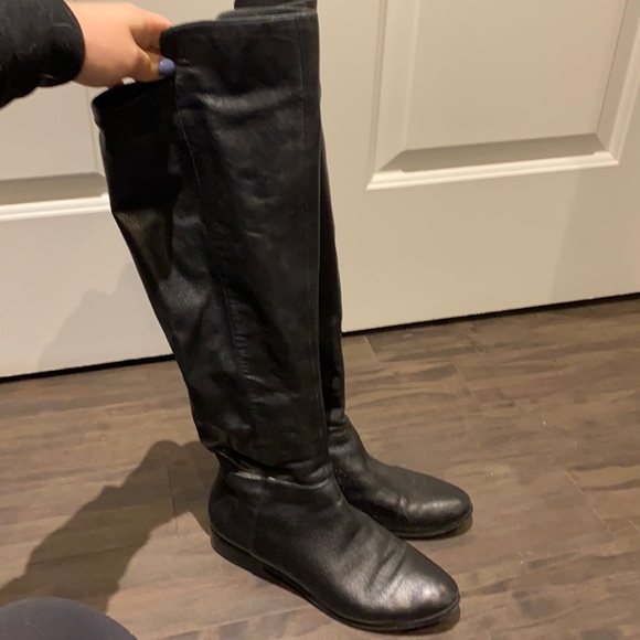 Micheal Kors leather knee high boots - Picture 1 of 5